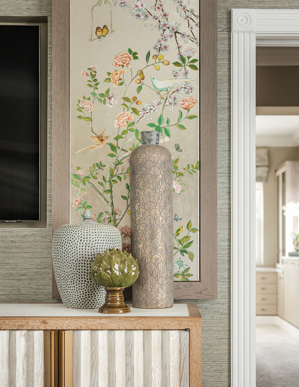 Bedroom styling detail